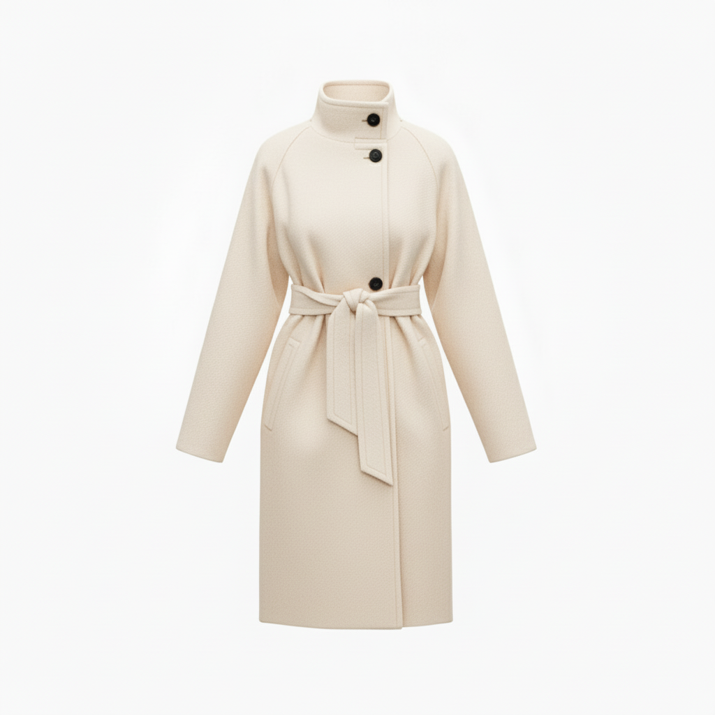 Cappotto Donna Over Cintura in Vita