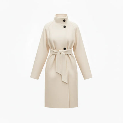 Cappotto Donna Over Cintura in Vita