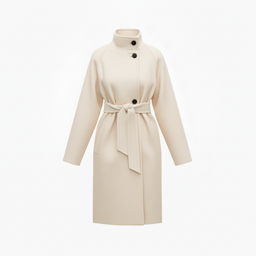 Cappotto Donna Over Cintura in Vita