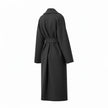 CAPPOTTO OPALE DOPPIO PETTO CON CINTURA IN VITA