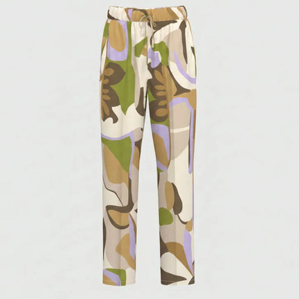 Pantalone osso fantasia elastico in vita EMME MARELLA — vista frontale | WEMAX