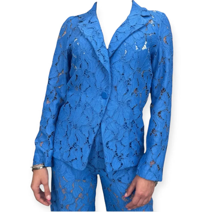 Tailleur 1bottone in pizzo