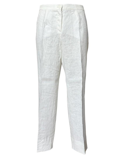 Pantalone in lino con elastico in vita ELENA MIRO