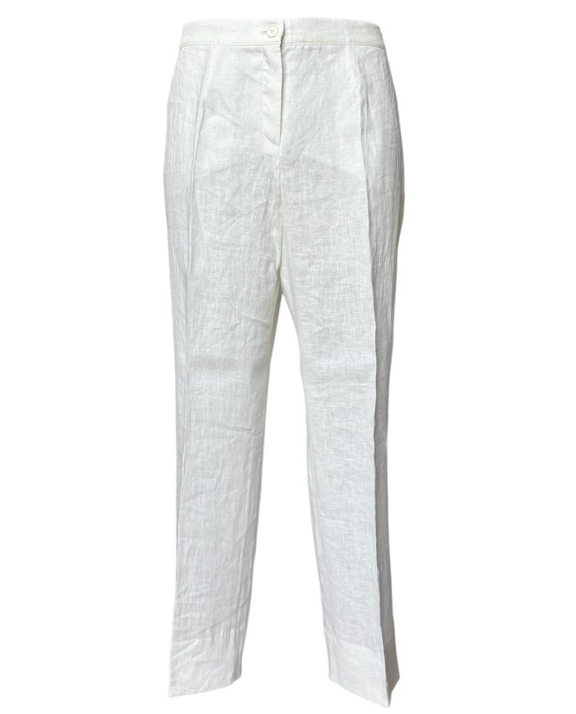 Pantalone in lino con elastico in vita ELENA MIRO