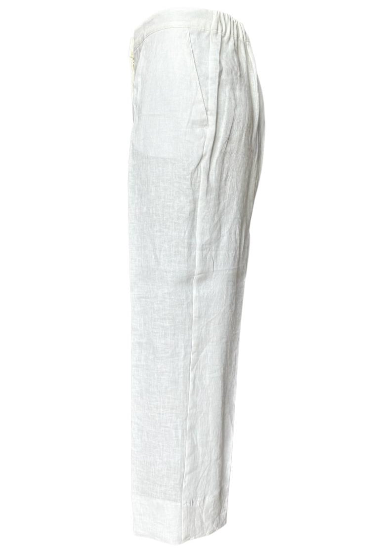 Pantalone in lino con elastico in vita ELENA MIRO