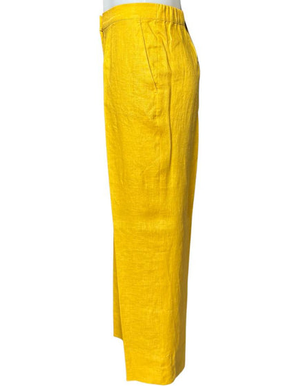 Pantalone in lino con elastico in vita ELENA MIRO