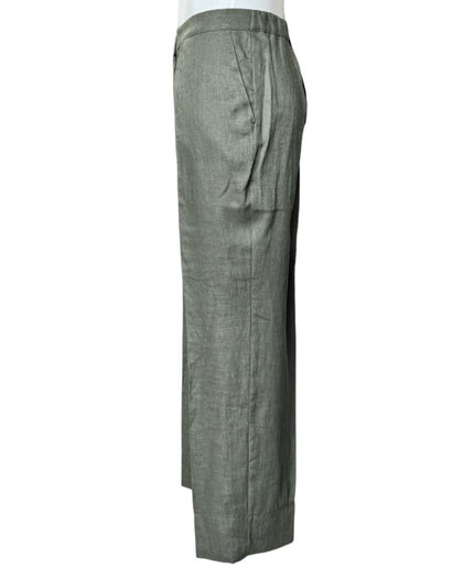 Pantalone in lino con elastico in vita ELENA MIRO