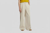 PANTALONE AMPIO MMLPANNO IN TESSUTO PIQUET