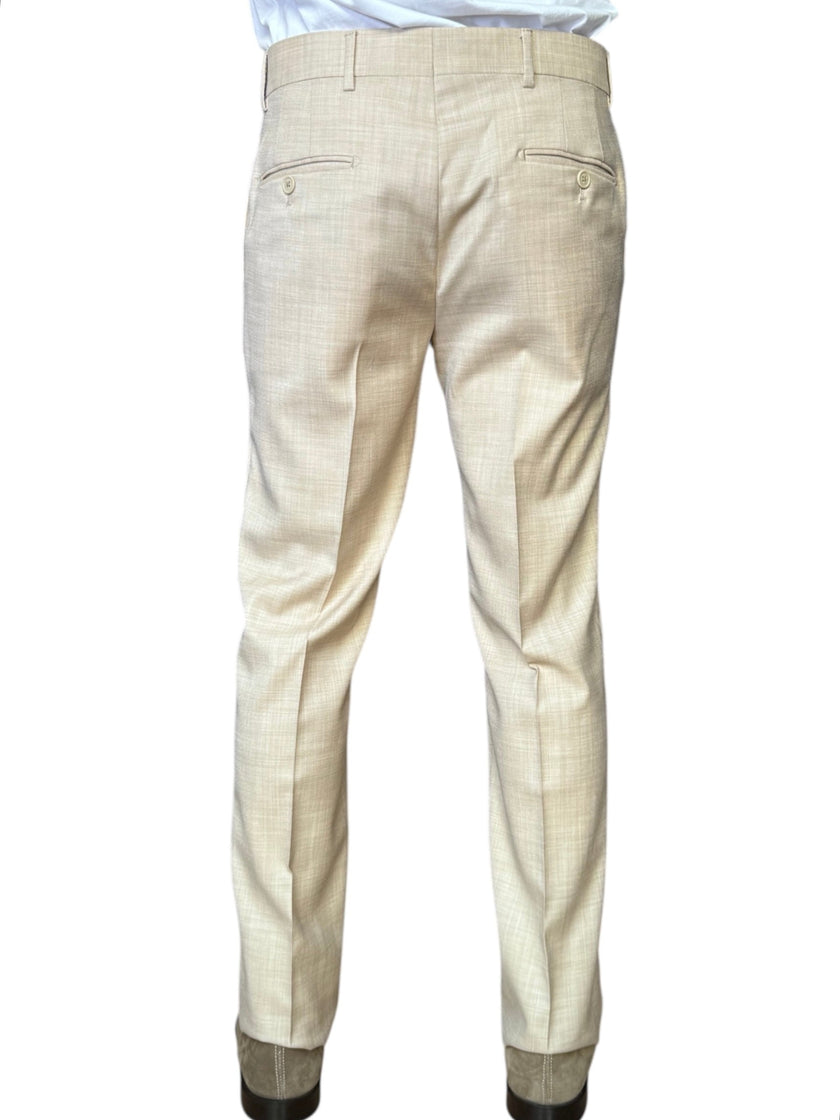 Abito con giacca monopetto in tessuto tela ELIO SANTINI