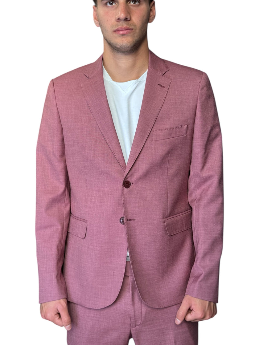 Abito con giacca monopetto in tessuto tela ELIO SANTINI