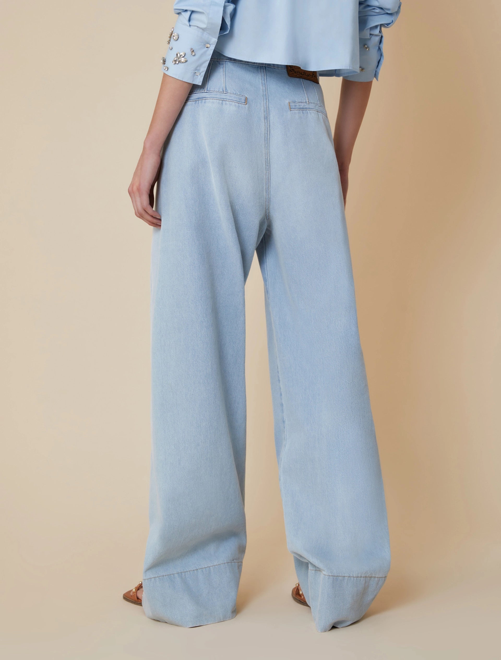 Jeans a Palazzo Wide Leg