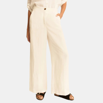 PANTALONE AMPIO EMMPERA IN MISTO LINO