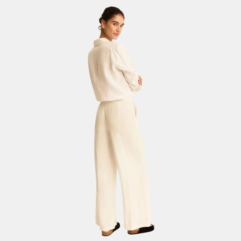 PANTALONE AMPIO EMMPERA IN MISTO LINO