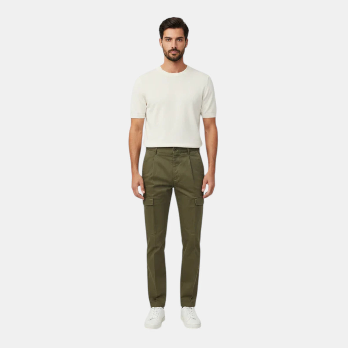 PANTALONE CARGO SARTORIALE REGULAR FIT