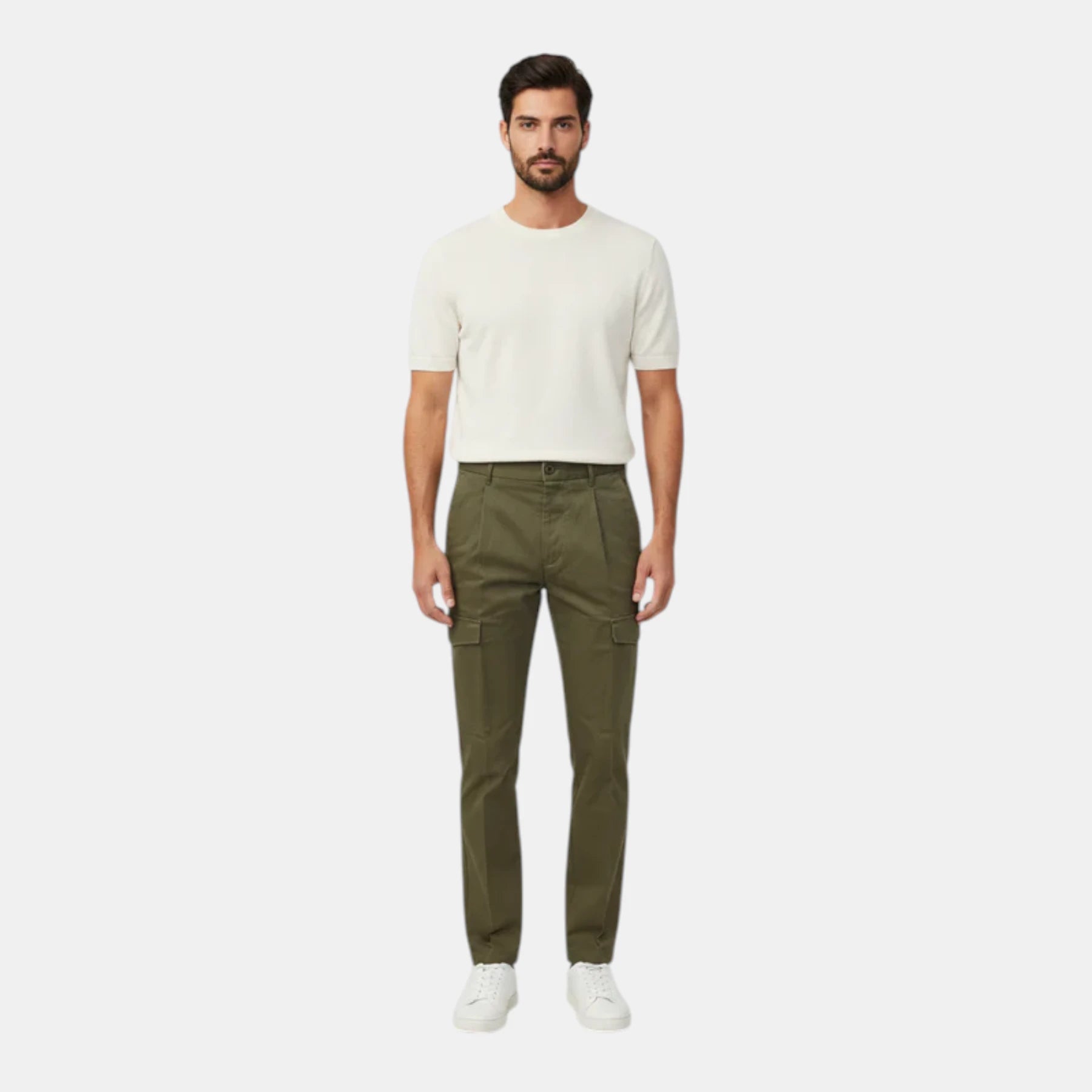 PANTALONE CARGO SARTORIALE REGULAR FIT