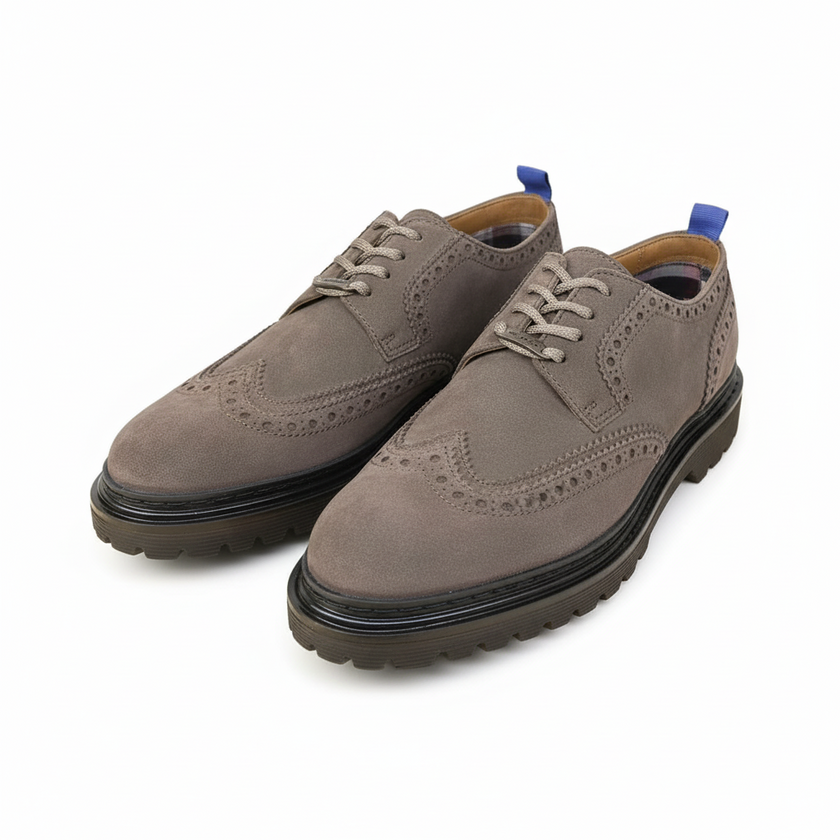 Stringata Derby in Camoscio con Rondine