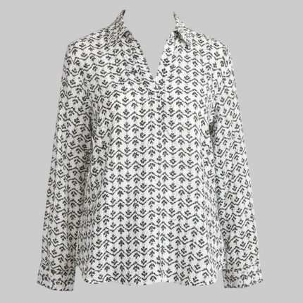 BLUSA PONTILE A FANTASIA COLLO CAMICIA