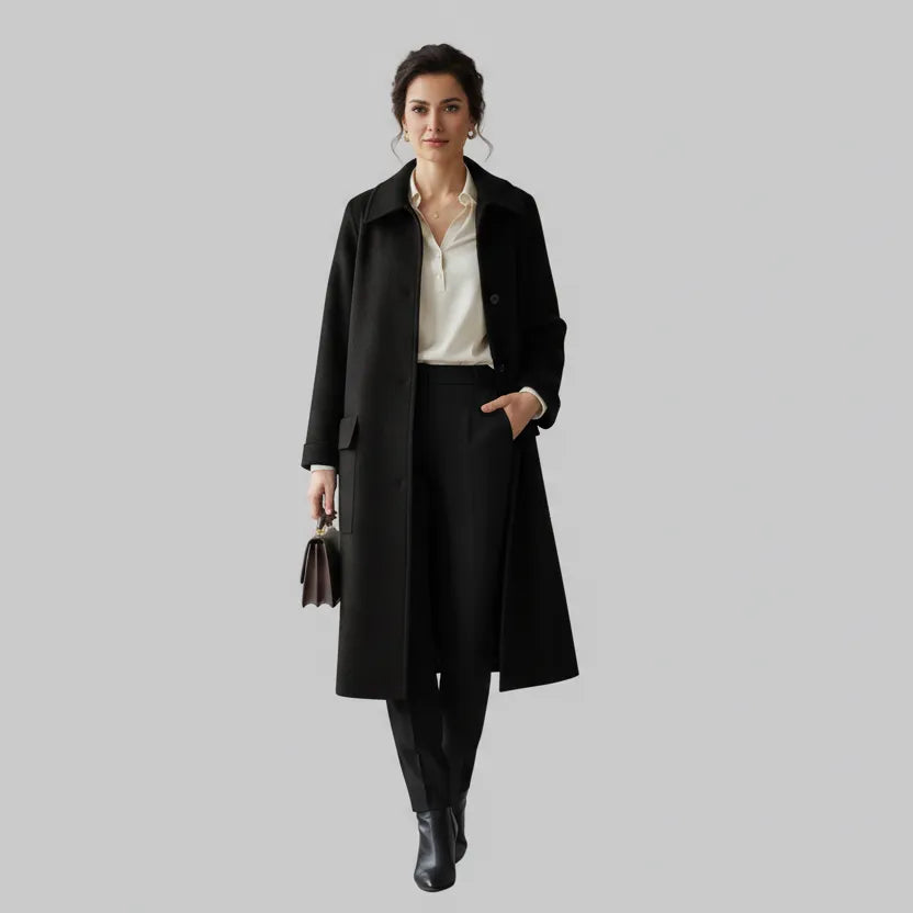Cappotto BONSOIR Monopetto con Tasconi