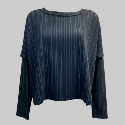 Felpa 441105 Girocollo Gessata