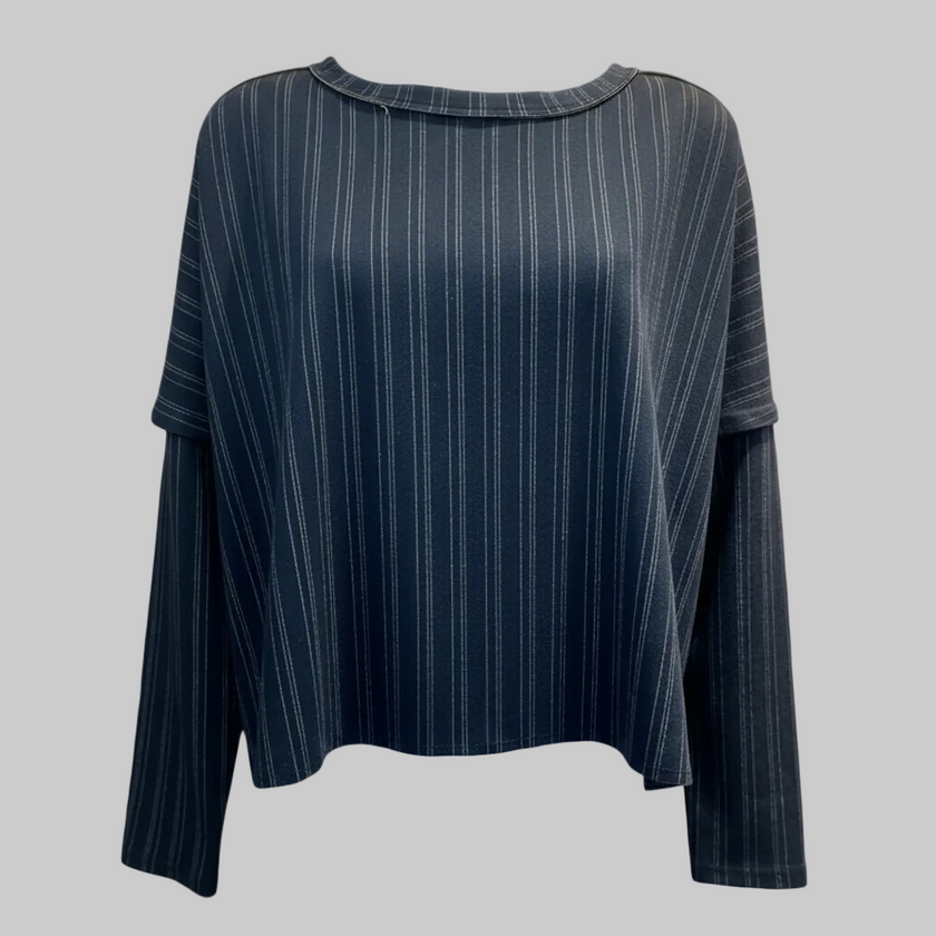 Felpa 441105 Girocollo Gessata