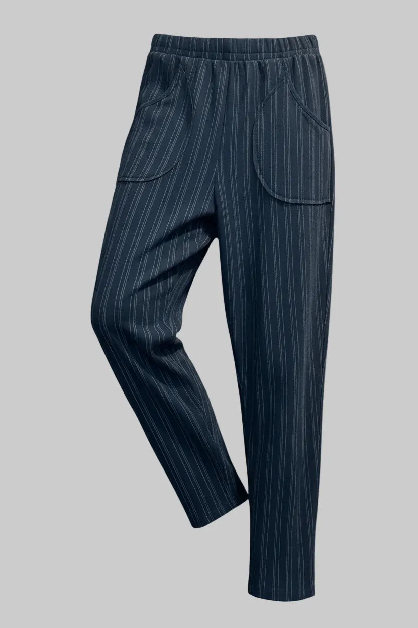 Pantalone 450104 Gessato con Tasconi