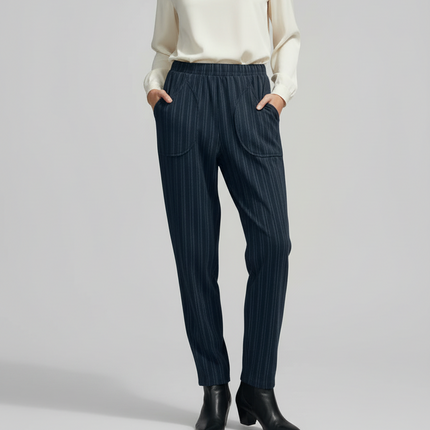 Pantalone 450104 Gessato con Tasconi