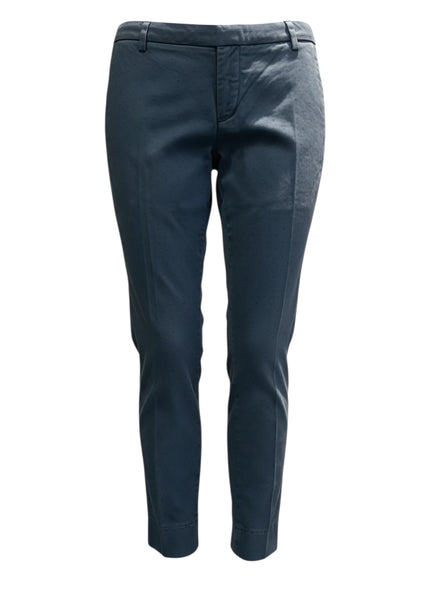 Pantalone a Pois con Bottoni a Contrasto