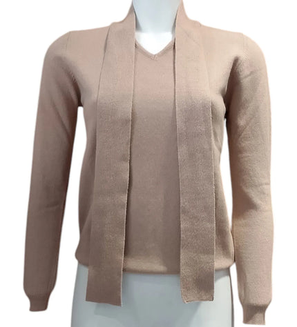 Cardigan con Sciarpa BIANCO & BLU