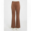 PANTALONE DI PENNY BLACK FLARE FIT IN RASO