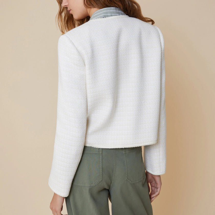 Giacca bon chic con bottone gioiello PENNY BLACK