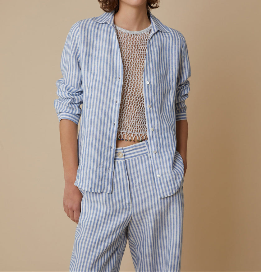 Camicia Scollo a V a Maniche Lunghe PENNYBLACK