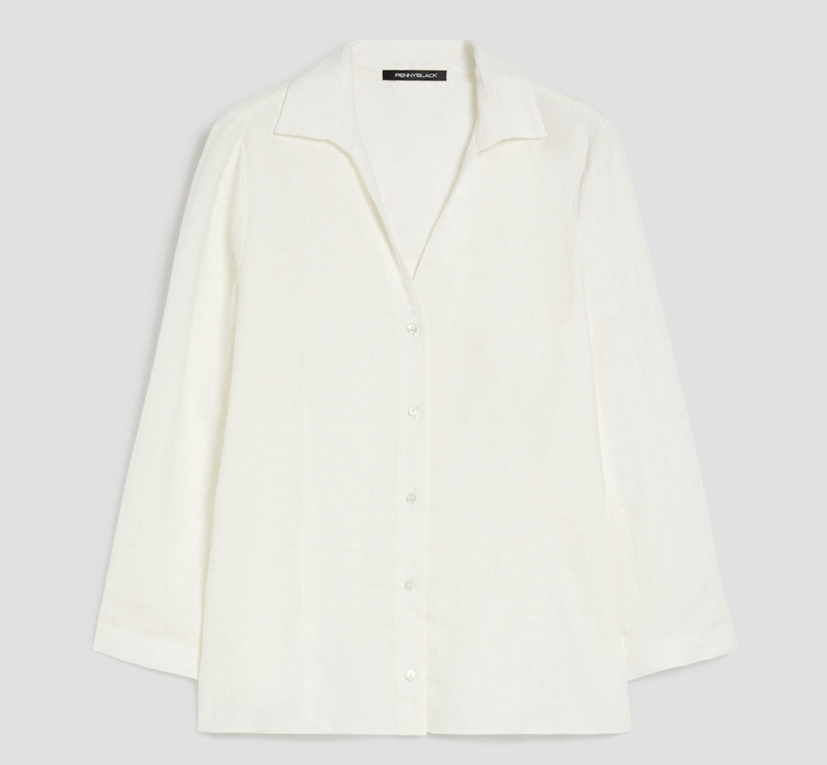Camicia Scollo a V a Maniche Lunghe PENNYBLACK