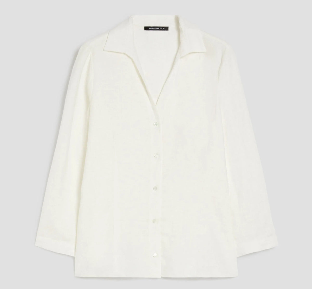 Camicia Scollo a V a Maniche Lunghe PENNYBLACK