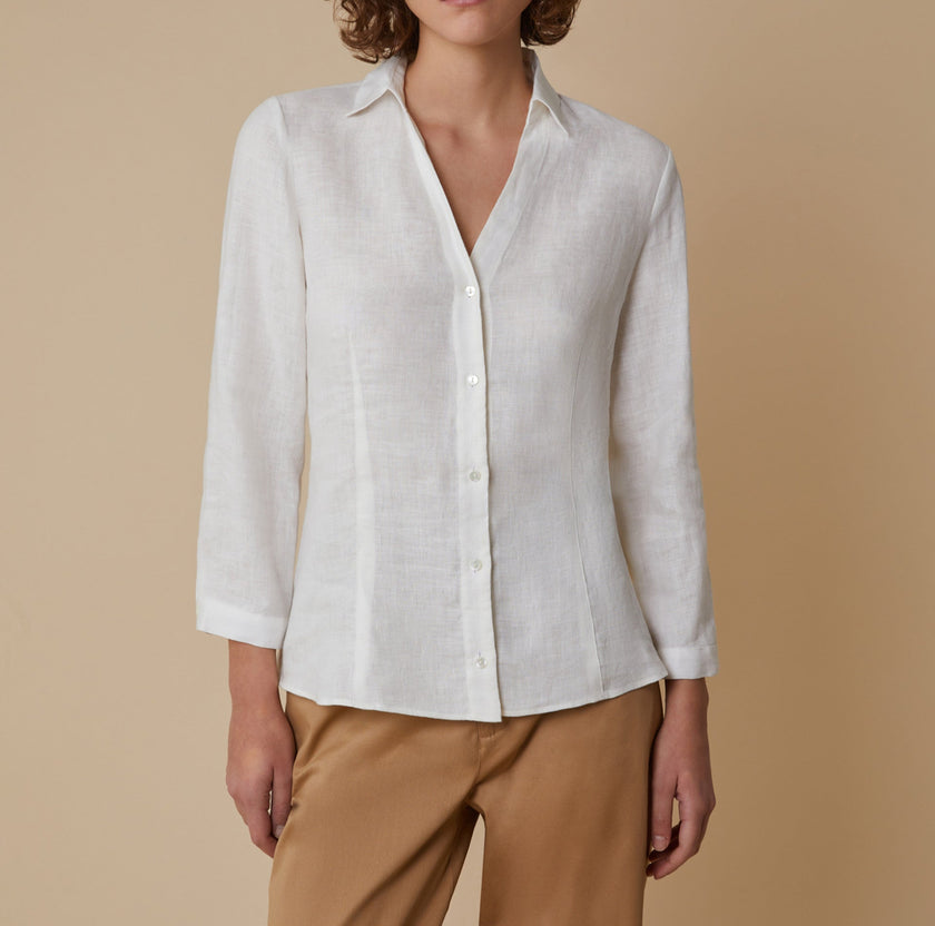 Camicia Scollo a V a Maniche Lunghe PENNYBLACK