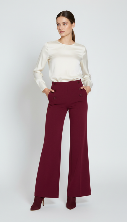 PANTALANO SIVIGLIA CON BOTTONE RASO