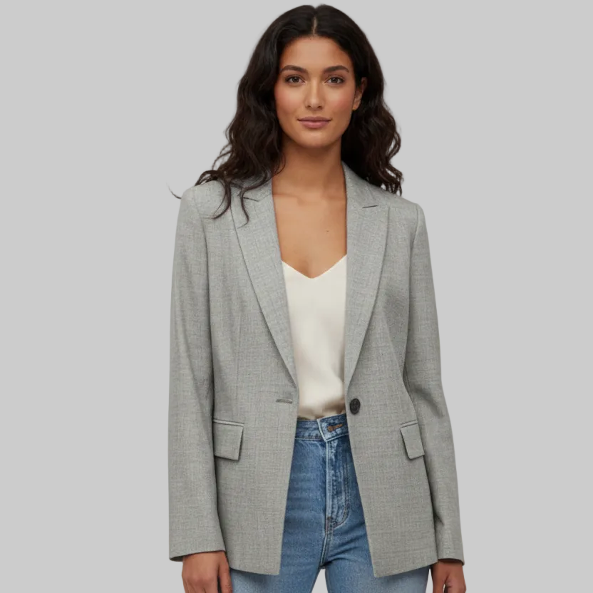 GIACCA SLOGAN TESSUTO STRETCH CON LAME