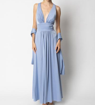 Abito Lungo con Stola SOLOGIOIE