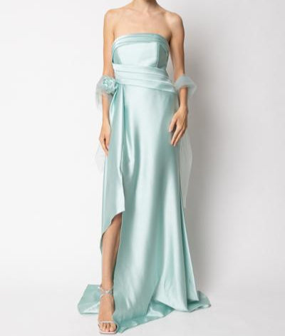 Abito Lungo con Stola SOLOGIOIE