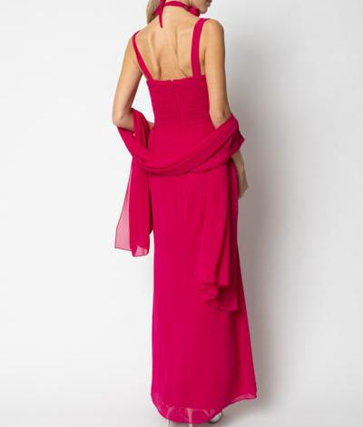 Abito Lungo con Stola SOLOGIOIE