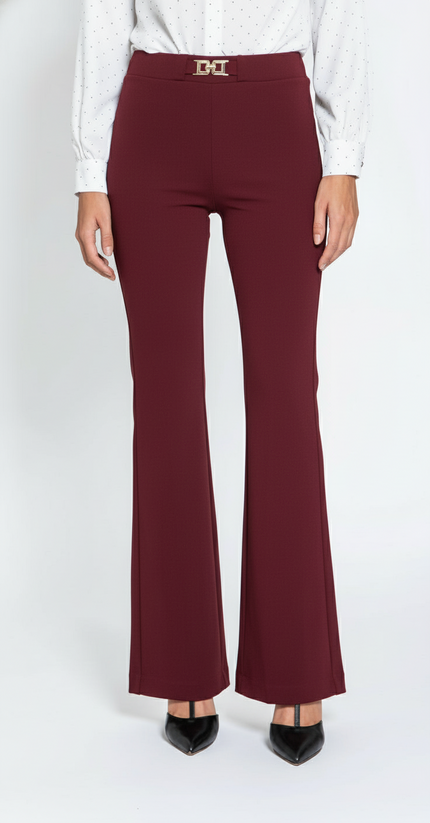 PANTALONE STATICO CON APPLICAIZONE GIOIELLO