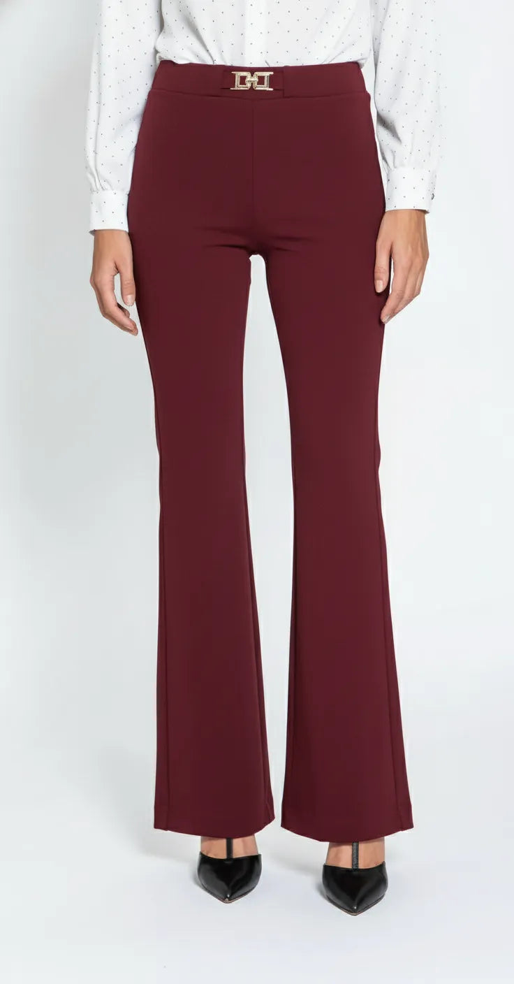 PANTALONE STATICO CON APPLICAIZONE GIOIELLO