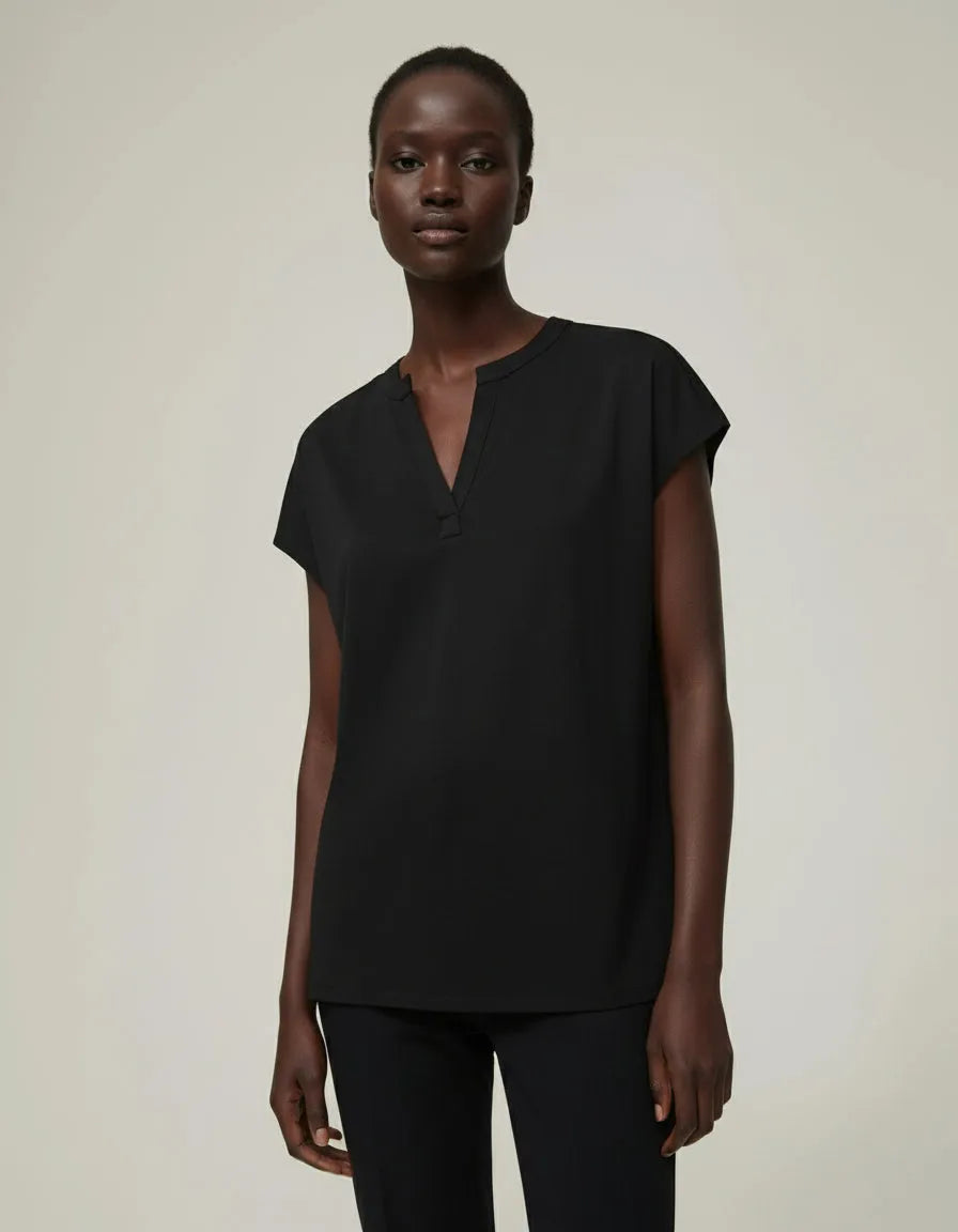Blusa Maniche Corte con Collo Serafino PENNYBLACK