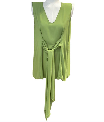 Blusa giromanica con nodo in vita MAESTA