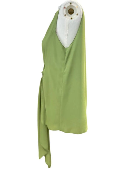 Blusa giromanica con nodo in vita MAESTA
