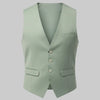 Gilet 2bottoni con tasca a filo sul petto