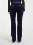 Pantalone Donna in Jersey Velluto Stretch