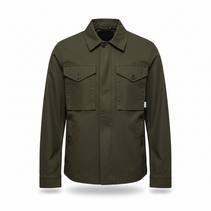 Giubbino Sfoderato Collo Camicia e Tasche