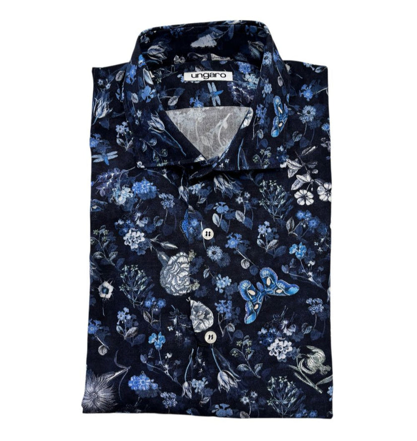 Camicia U390 con fantasia UNGARO