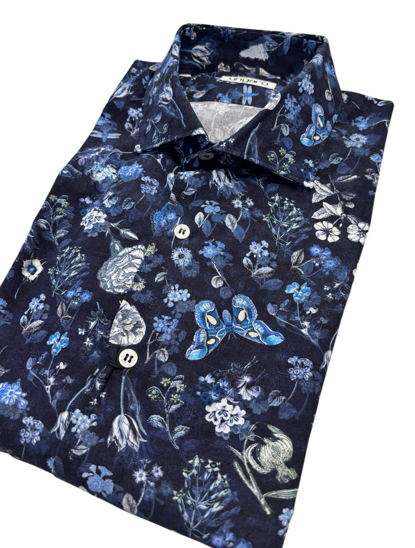 Camicia U390 con fantasia UNGARO