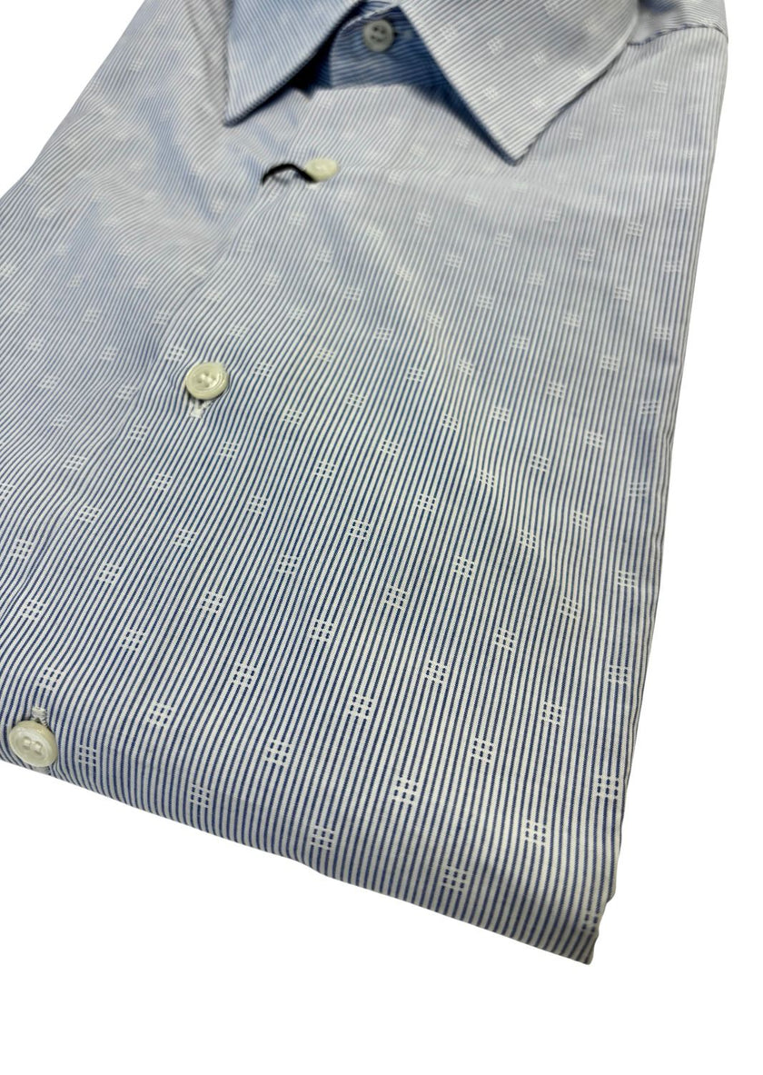 Camicia U393 con motivo rigato UNGARO